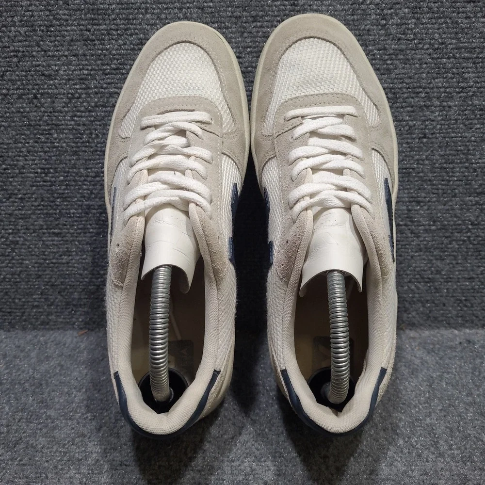 VEJA V-10 B-Mesh Womens Size US 10 / Mens 8 EU 41 White Beige Nautico Sneakers